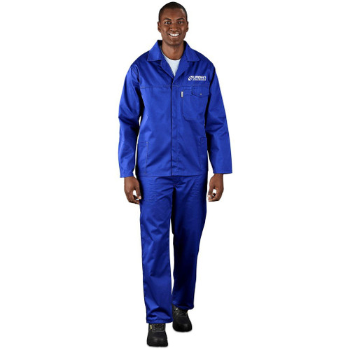 Royal Blue Premium Polycotton Conti Suit supplied by Azulwear South Africa