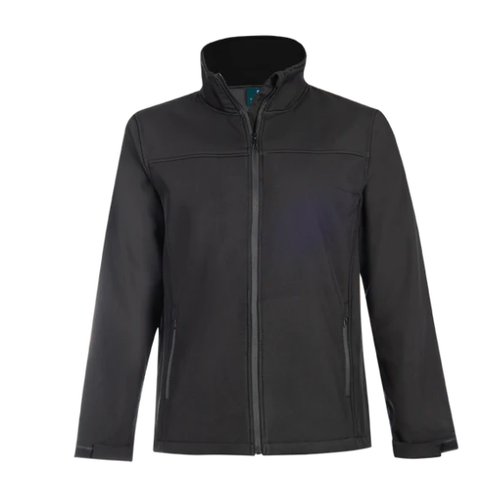 Mens Black Everest Softshell Jacket by Azulwear South Africa