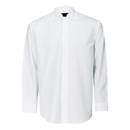 Mens Barista Long Sleeve Shirt - White - Azulwear South Africa