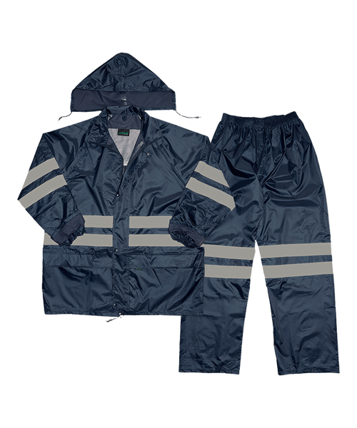 Javlin Polyester PVC Reflective Rain Suit by Azulwear Cape Town, South Africa