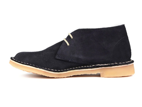 Hunter Vellie Unisex Premium Suede Veldskoen - Navy Blue