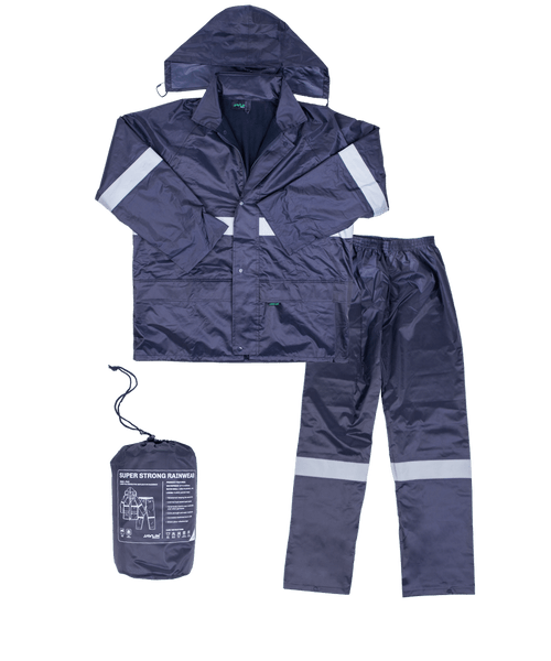 JAVLIN Lined PVC Reflective Rain Suit | Reflective Rainwear
