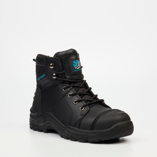 Flint Smooth Leather, Azulwear Safety Footwear