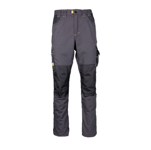 REBEL Men’s Tech Gear Trousers Gun Metal - Front, Azulwear South Africa