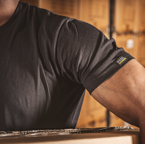 REBEL Work Wear T-Shirt Black