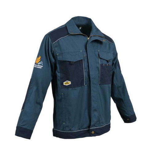 REBEL Tech Gear Acid Flame Jacket Airforce Blue