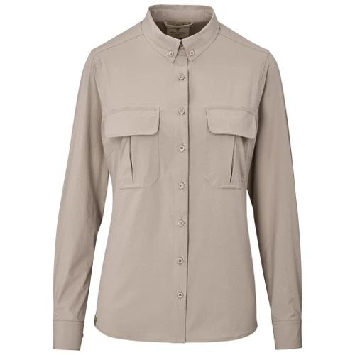Khaki Ladies Long Sleeve Amatola Shirt by Azulwear Safari Outdoor Wear South Africa