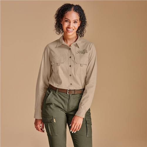Ladies Long Sleeve Mawenzi Twill Shirt, Azulwear Safari & Outdoor Wear  South Africa