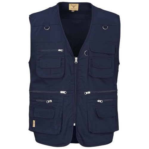 Mens Tugela Sleeveless Jacket - Navy, Azulwear Safari & Outdoor Wear South Africa