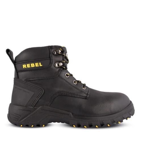 Black REBEL Havoc Boot by Azulwear Safety Footwear Cape Town, South Africa
