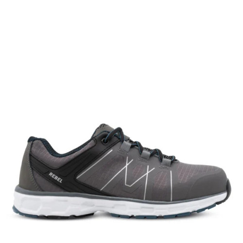 Grey REBEL Men’s Light Industrial Shoeby Azulwear Safety Footwear Cape Town, South Africa