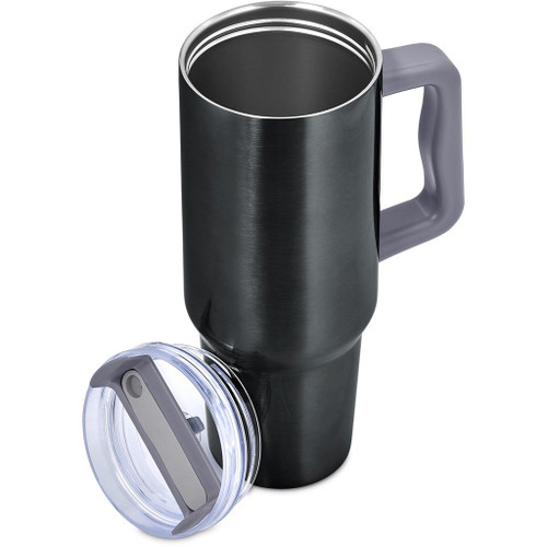 Kooshty Big Kahuna Luxe Stainless Steel Vacuum Mug - 1.2 Litre - Black, Azulwear Promotional Gifts & Branding