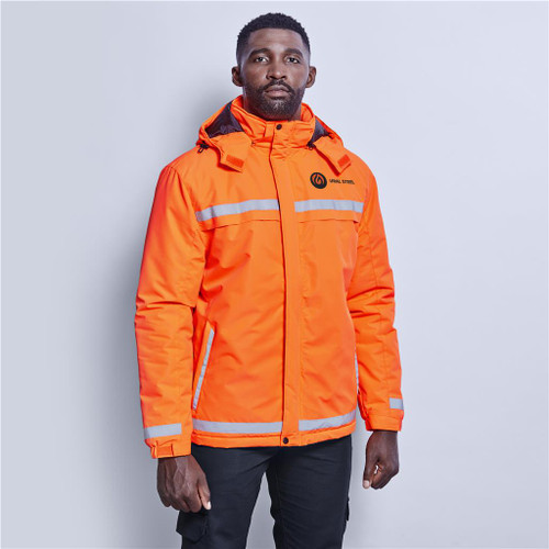 Defender Hi-Viz Jacket, Azulwear Reflective Workwear South Africa Defender Hi-Viz Jacket, Azulwear Reflective Workwear South Africa