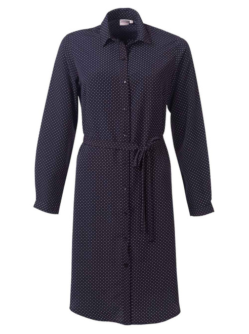 Celeste K222 L/S Shirt Dress - Navy, Azulwear Ladies Formal Dresses Celeste K222 L/S Shirt Dress - Navy, Azulwear Ladies Formal Dresses