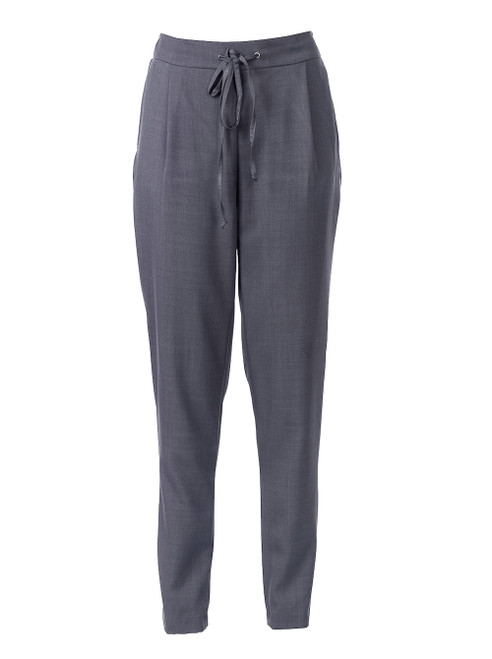 Andrea 260 Drawstring Pants - Charcoal, Azulwear Ladies Formal Pants Andrea 260 Drawstring Pants - Charcoal, Azulwear Ladies Formal Pants