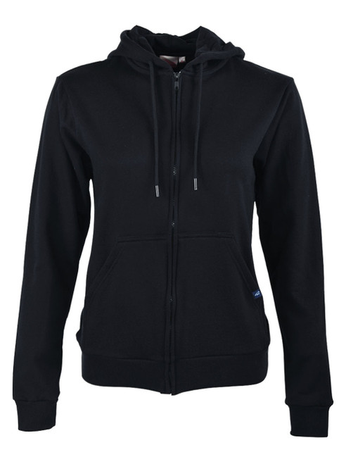 Ladies League Fleece Hoodie - Black, Corporate  Fleece Hoodies, Azulwear Cape Town, South Africa