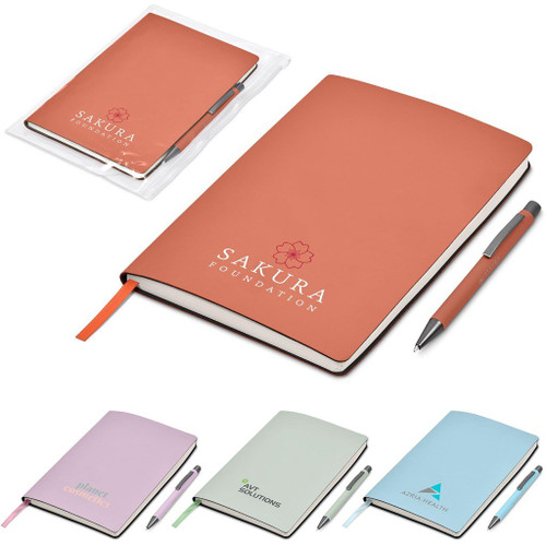 Altitude Harper Notebook & Pen Set, Azulwear Promotional Gifts