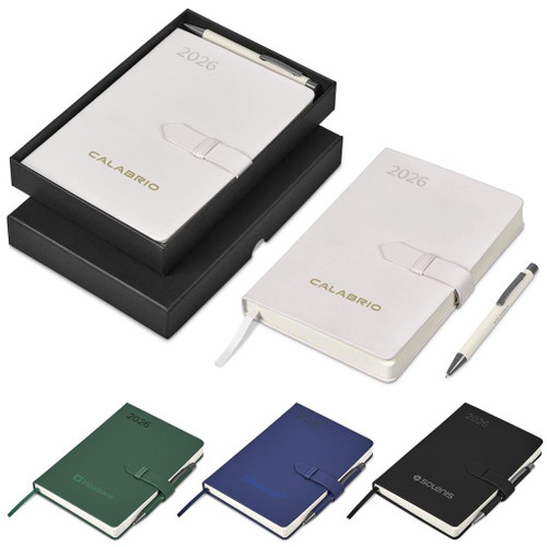 Altitude Enterprise A5 2026 Diary & Omega Pen Set, Azulwear Promotional Gifts Altitude Enterprise A5 2026 Diary & Omega Pen Set, Azulwear Promotional Gifts