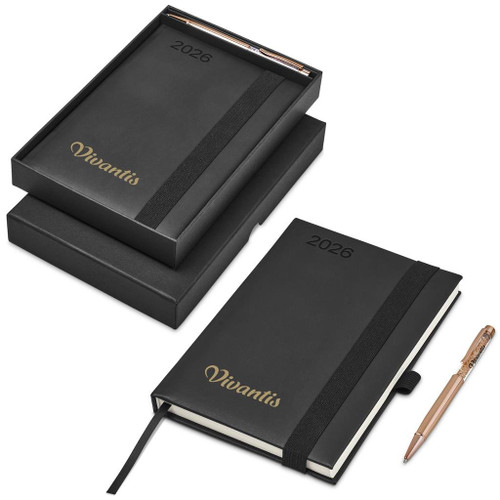 Altitude Advantage A5 2026 Diary & Hailey Pen Set, Azulwear Promotional Gifts Altitude Advantage A5 2026 Diary & Hailey Pen Set, Azulwear Promotional Gifts