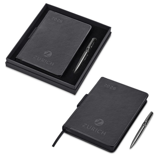 Alex Varga Egality A5 2026 Diary & Pen Set, Azulwear Promotional Gifts Alex Varga Egality A5 2026 Diary & Pen Set, Azulwear Promotional Gifts