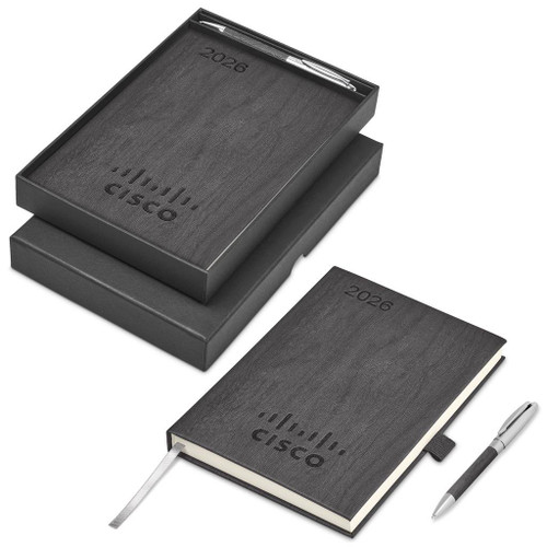 Altitude Oakridge A5 2026 Diary & Pen Set, Azulwear Promotional Gifts Altitude Oakridge A5 2026 Diary & Pen Set, Azulwear Promotional Gifts