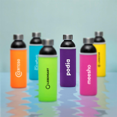 Kooshty Nostro Recycled Aluminium Water Bottle - 650ml, Azulwear Kooshty Promotional Water Bottle, Cape Town, South Africa