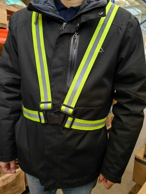 Hi-Vis Brace with Elastic, Azulwear Safety Workwear, Cape Town, South Africa