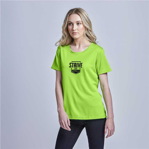 White branded promotional t-shirt, custom corporate clothing by Azulwear South Africa