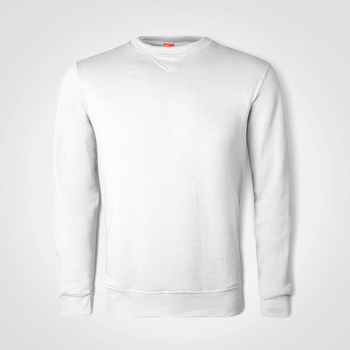 Basic Crew Neck Sweater - White, Azulwear Online Store, Cape Town South Africa