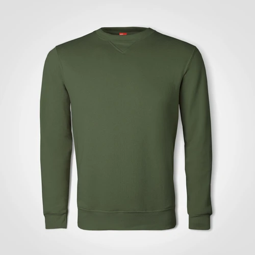 Basic Crew Neck Sweater - Olive, Corporate Clothing Azulwear Cape Town, South Africa