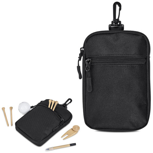 Ryder Golf Accessory Bag with custom corporate golf gift branding by Azulwear, delivering to Johannesburg, South Africa.