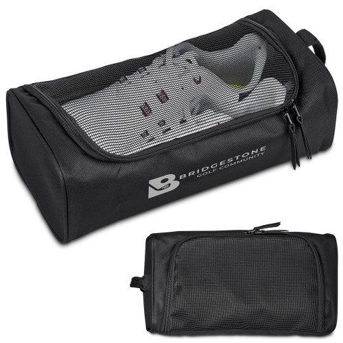 Turnberry Golf Shoe Bag featuring custom promotional gifts branding by Azulwear in Cape Town, South Africa.