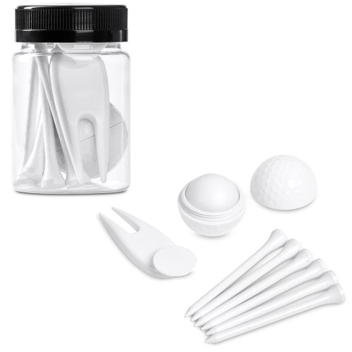 Tournament golf set with custom corporate gift branding from Azulwear, available across South Africa.