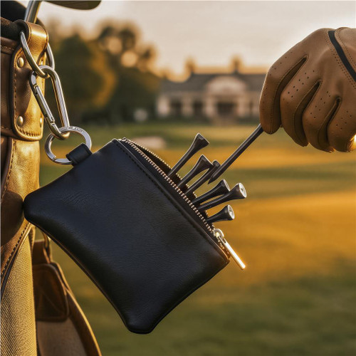 Alex Varga Dinero Pouch and Tees Golf Set, Azulwear, Corporate Gifts and Promotional Branding, Golf Gift Branding