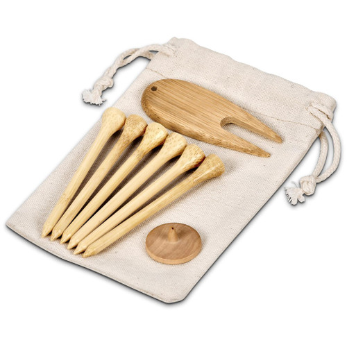 Okiyo Nikko Bamboo Golf Accessories Set, Azulwear, Corporate Gifts and Promotional Branding, Golf Gift Branding