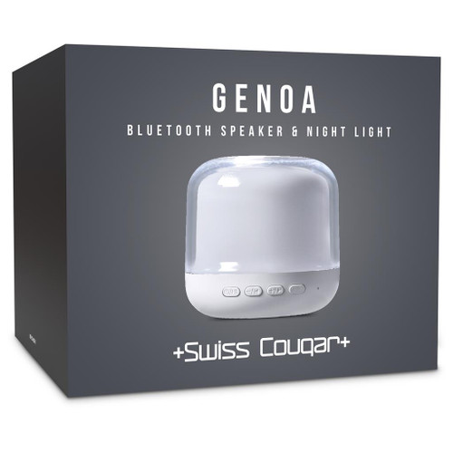 Swiss Cougar Genoa corporate gift speaker and night light by Azulwear, delivering to businesses in Cape Town and Durban.
