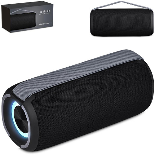 Branded Swiss Cougar Bergamo Speakers for corporate giveaways and promotional drawstring bags by Azulwear Cape Town, South Africa