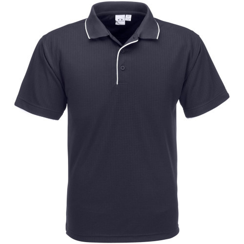 Navy Men's Elite Golf Shirt made from high-performance 160g BIZ COOL™ breathable polyester, designed for corporate clothing, promotional sportswear, and active team uniforms across South Africa.