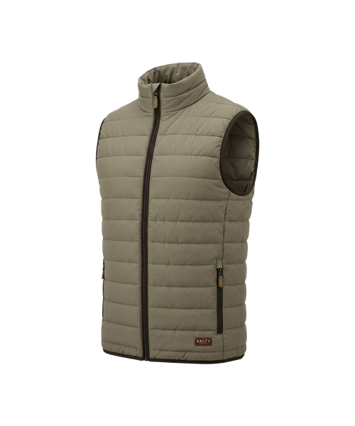Desert Khaki Mens Bwindi Sleeveless Ripstop Puffer - Outdoor Safari Clothing by Azulwear South Africa