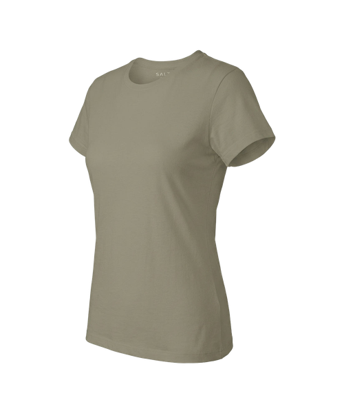 Desert Khaki Ladies Nyika Bush T-Shirt - Outdoor Safari Clothing by Azulwear South Africa 