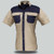 Navy and Stone Men's Wag 'n Bietjie 2-Tone Shirt from Azulwear, highlighting the distinct contrasting durable panels and dual functional chest pockets ideal for professional game lodge uniforms and rugged safari tours in Cape Town, South Africa.