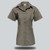 Ladies Khaki Safari Trogon Short Sleeve Blouse by Azulwear Cape Town, South Africa