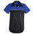Front View of the Royal Blue and Black Ladies’ Traction Pit Crew Shirt showcasing a tailored fit and easy-wear fabric, perfect for active corporate uniform programs in Cape Town and the Western Cape.