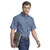Men's Sky Blue Unity Check Short Sleeve Shirt by Azulwear Cape Town, South Africa