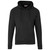 Black mid-weight fabric Mens Bravo hooded sweater for clean casual corporate wear from Azulwear South Africa.
