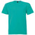  Front view of the Turquoise 160g Cotton Crew Neck T-Shirt by Azulwear, displaying the soft, breathable single-knit weave perfect for branding in Richards Bay.