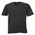 Front view of the Black 160g Cotton Crew Neck T-Shirt by Azulwear, highlighting the classic durable cotton weave optimized for custom printing in Cape Town.