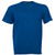 Front view of the Royal Blue 160g Cotton Crew Neck T-Shirt by Azulwear, featuring a bright, durable printable canvas perfect for promotional events in Port Elizabeth.