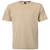 Khaki 160g Cotton Crew Neck T-Shirt by Azulwear, showcasing the retail-quality double-stitched hem built for workwear in Centurion.