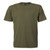 Olive 160g Cotton Crew Neck T-Shirt by Azulwear, displaying the shrink-resistant mid-weight cotton styling popular in Midrand.